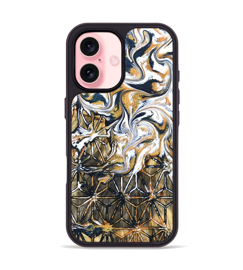 iPhone 16 Wood Phone Case - Tosha (Pattern, 827534)