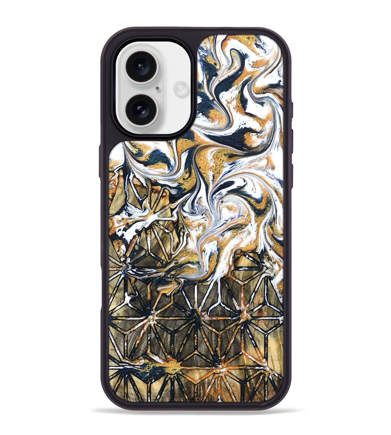 iPhone 16 Plus Wood Phone Case - Tosha (Pattern, 827534)