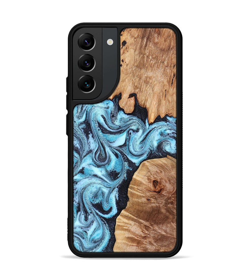 Galaxy S22 Plus Wood Phone Case - Dillan (Blue, 827535)