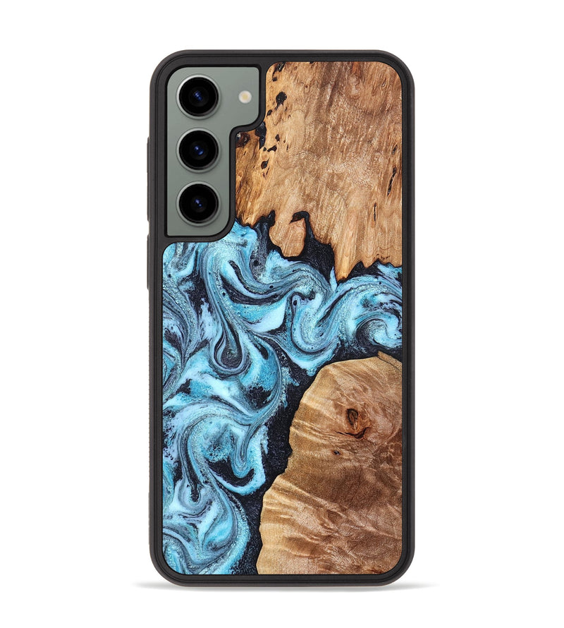 Galaxy S23 Plus Wood Phone Case - Dillan (Blue, 827535)