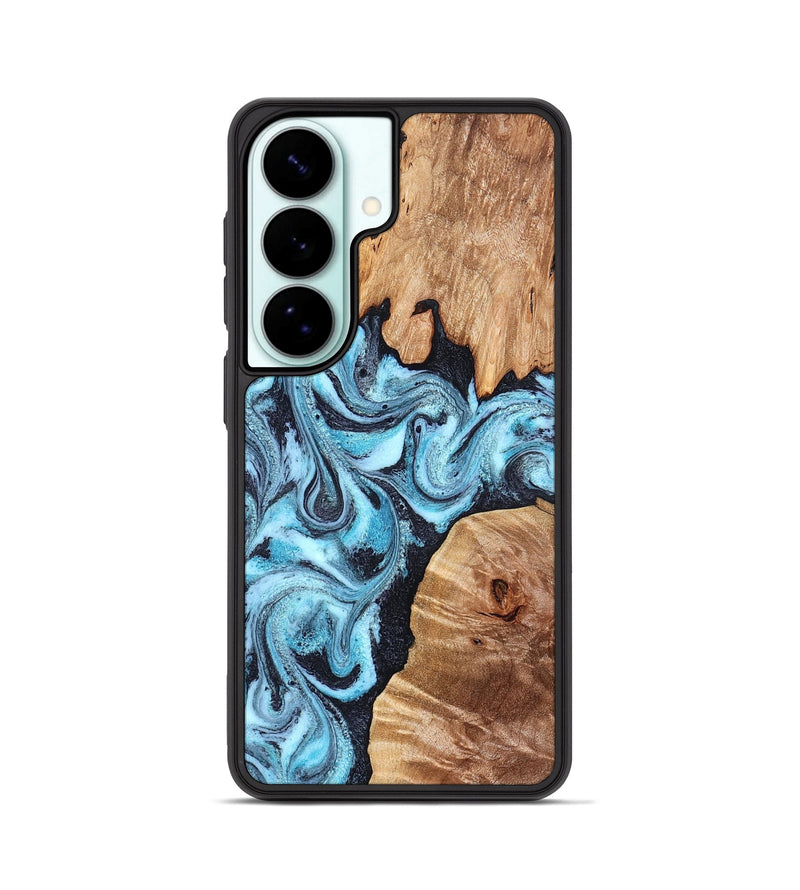 Galaxy S26 Wood Phone Case - Dillan (Blue, 827535)