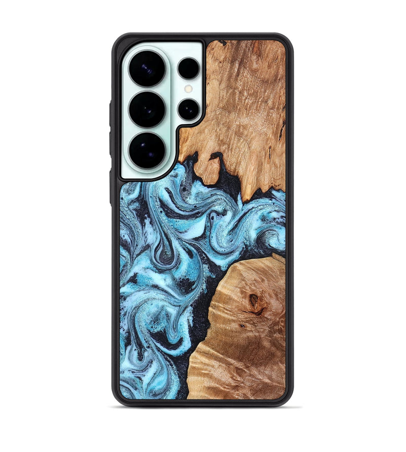 Galaxy S26 Ultra Wood Phone Case - Dillan (Blue, 827535)