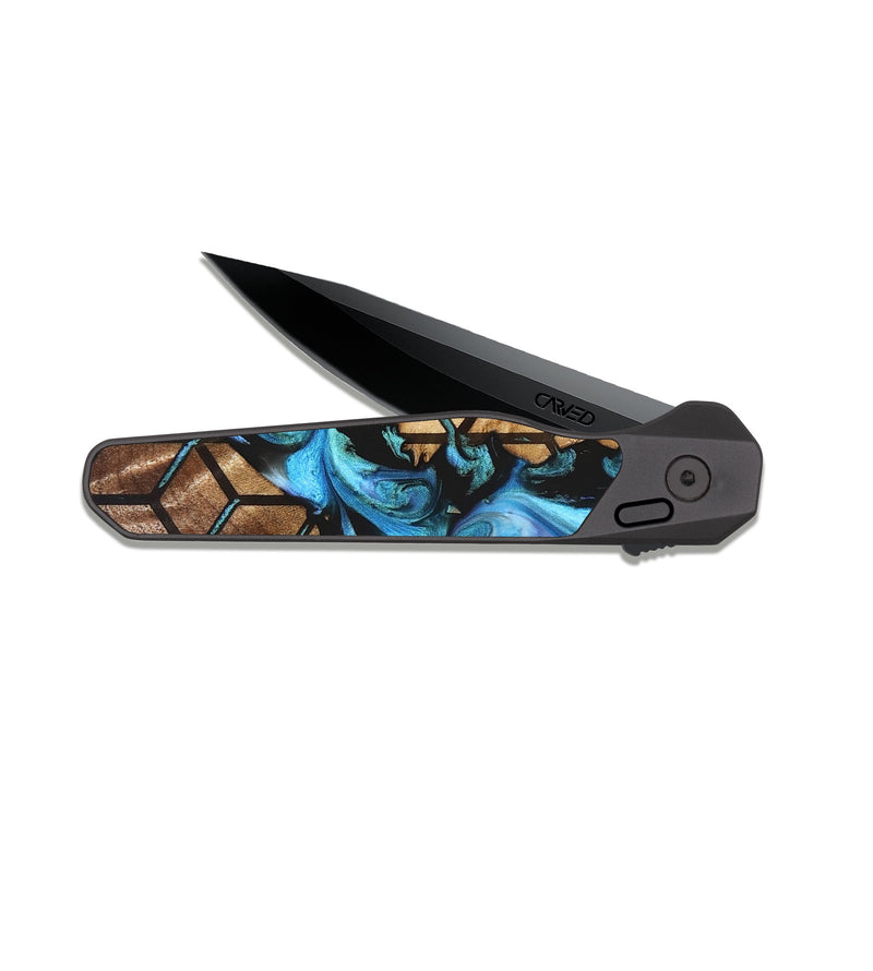 EDC Dark Slate Wood Pocket Knife - Milo (Pattern, 827538)