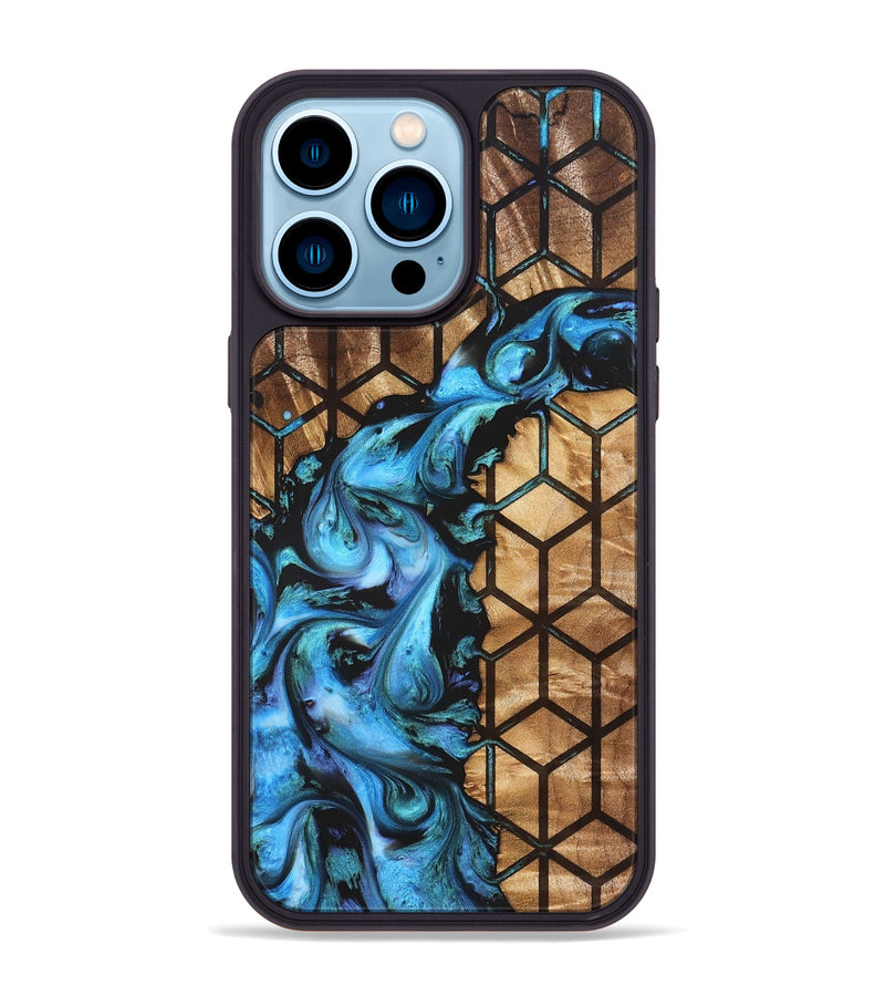 iPhone 14 Pro Max Wood Phone Case - Milo (Pattern, 827538)