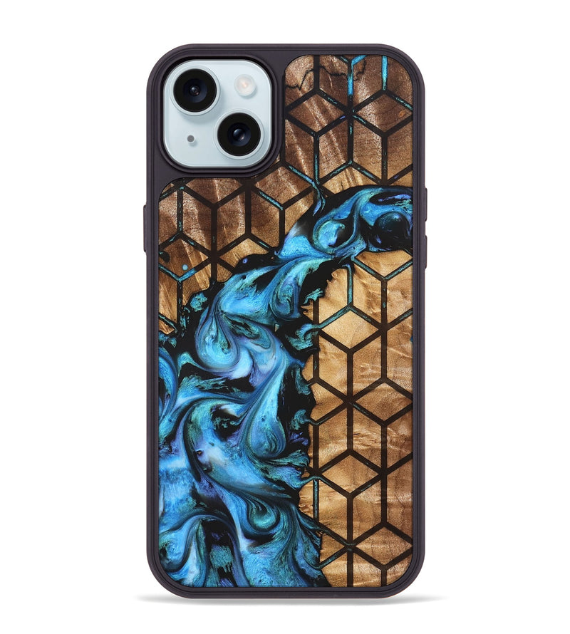 iPhone 15 Plus Wood Phone Case - Milo (Pattern, 827538)