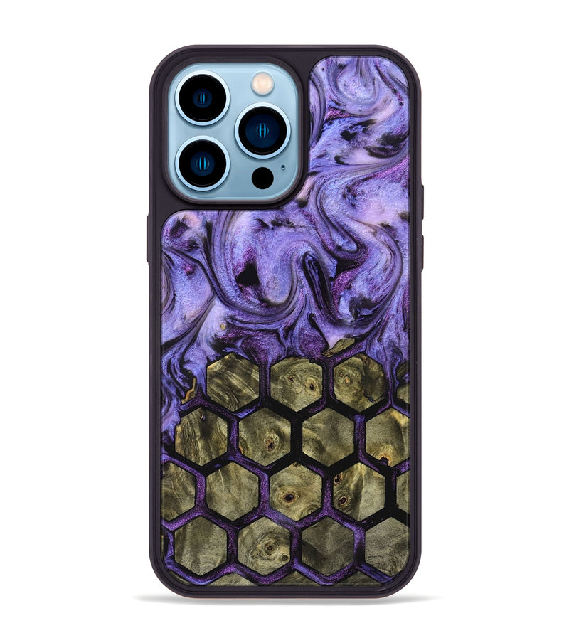 iPhone 14 Pro Max Wood Phone Case - Octavia (Pattern, 827539)