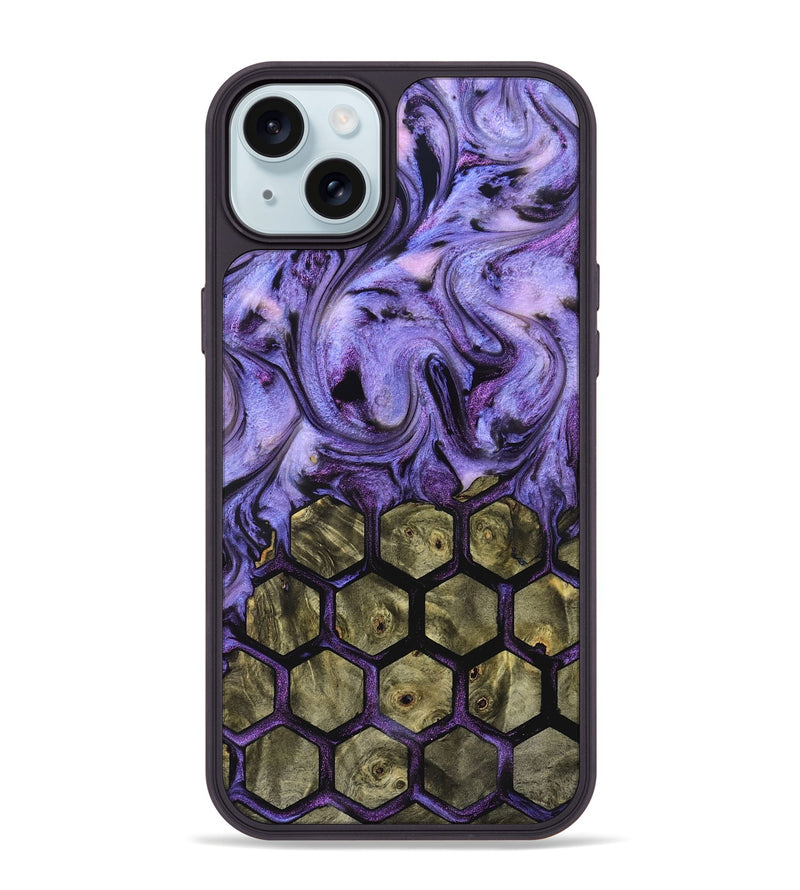 iPhone 15 Plus Wood Phone Case - Octavia (Pattern, 827539)