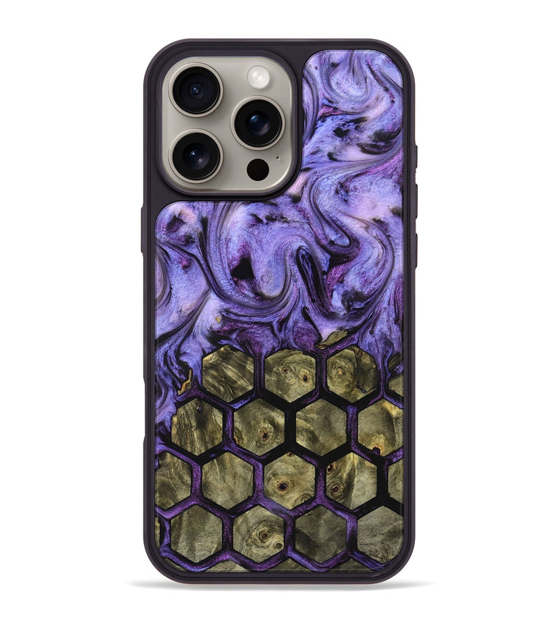 iPhone 16 Pro Max Wood Phone Case - Octavia (Pattern, 827539)