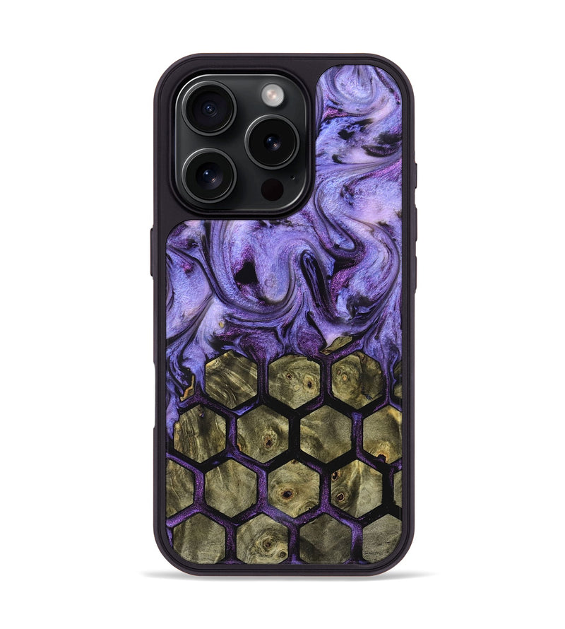 iPhone 16 Pro Wood Phone Case - Octavia (Pattern, 827539)