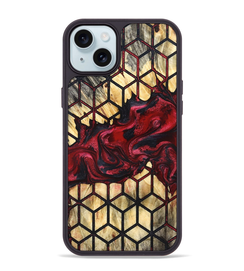iPhone 15 Plus Wood Phone Case - Kaia (Pattern, 827540)