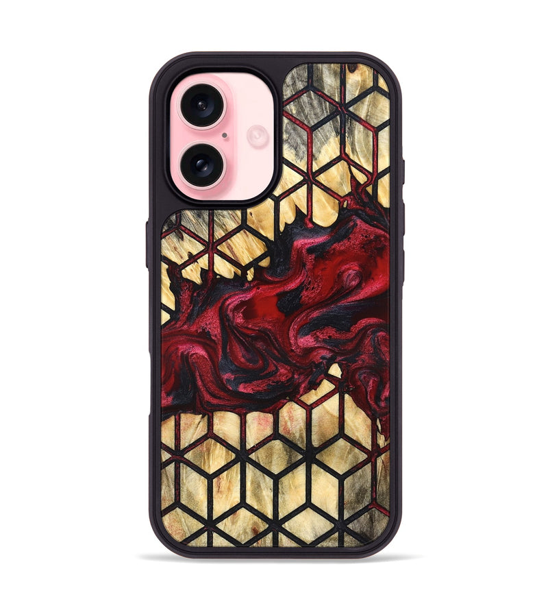 iPhone 16 Wood Phone Case - Kaia (Pattern, 827540)