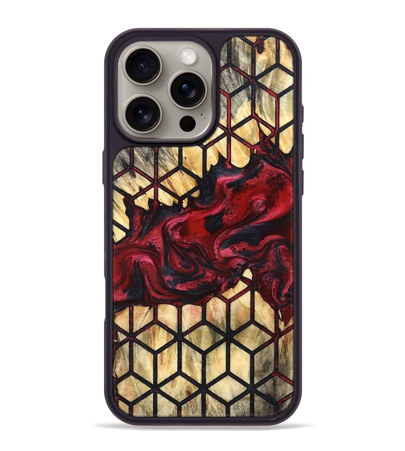 iPhone 16 Pro Max Wood Phone Case - Kaia (Pattern, 827540)