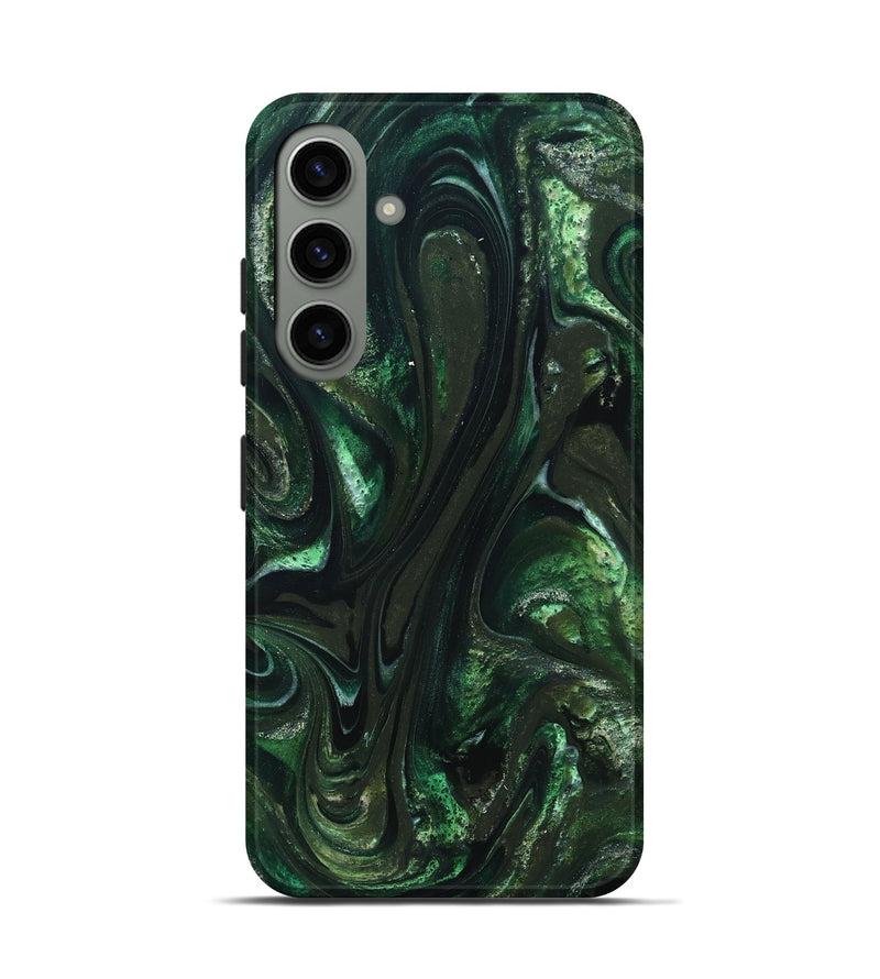 Galaxy S24 ResinArt Live Edge Phone Case - Alivia (Green, 827541)