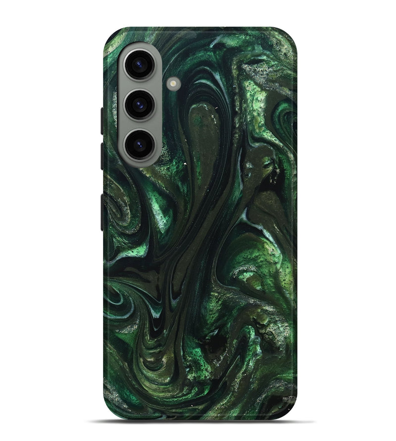 Galaxy S24 Plus ResinArt Live Edge Phone Case - Alivia (Green, 827541)