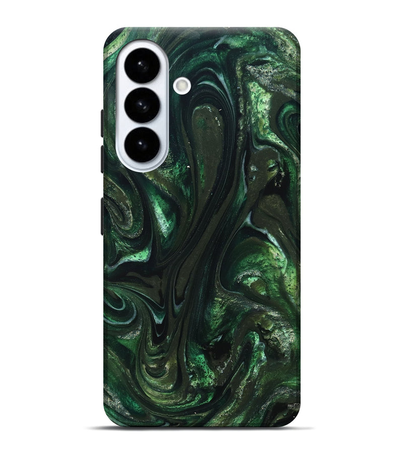 Galaxy S26 Plus ResinArt Live Edge Phone Case - Alivia (Green, 827541)