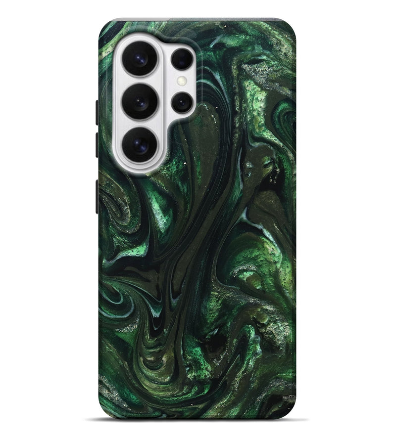 Galaxy S26 Ultra ResinArt Live Edge Phone Case - Alivia (Green, 827541)