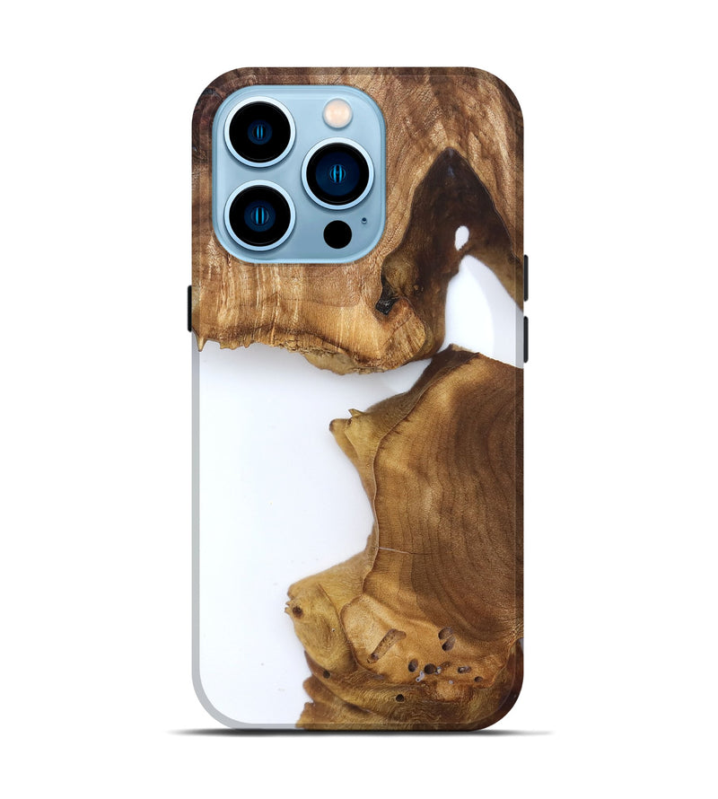 iPhone 14 Pro Wood Live Edge Phone Case - Kaysen (Clear, 827542)