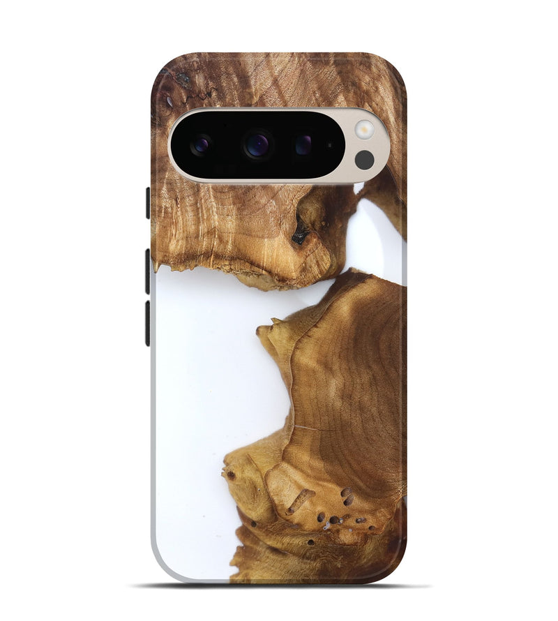 Pixel 10 Pro Wood Live Edge Phone Case - Kaysen (Clear, 827542)