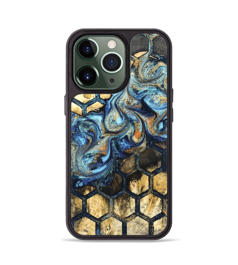 iPhone 13 Pro Wood Phone Case - Earlene (Pattern, 827543)