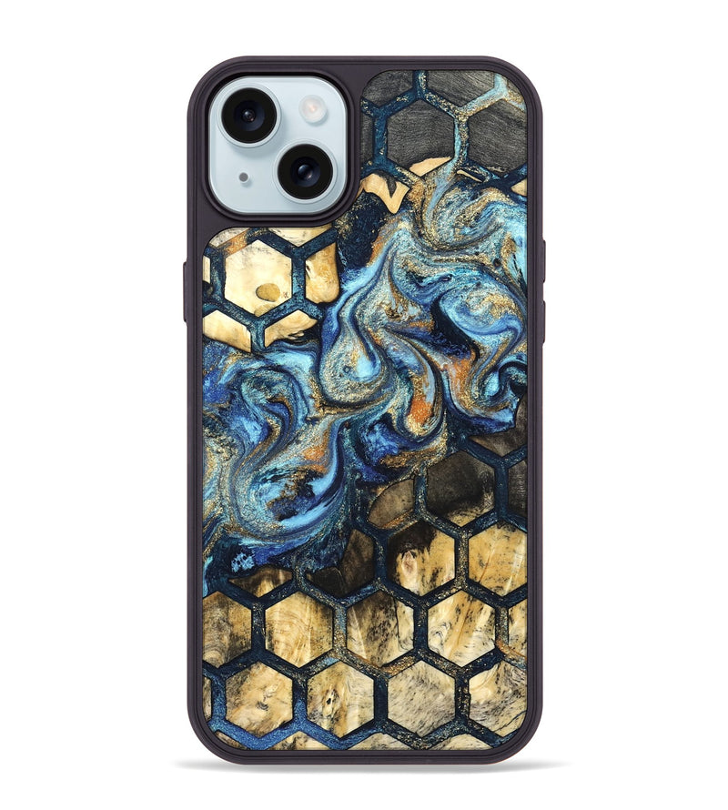 iPhone 15 Plus Wood Phone Case - Earlene (Pattern, 827543)