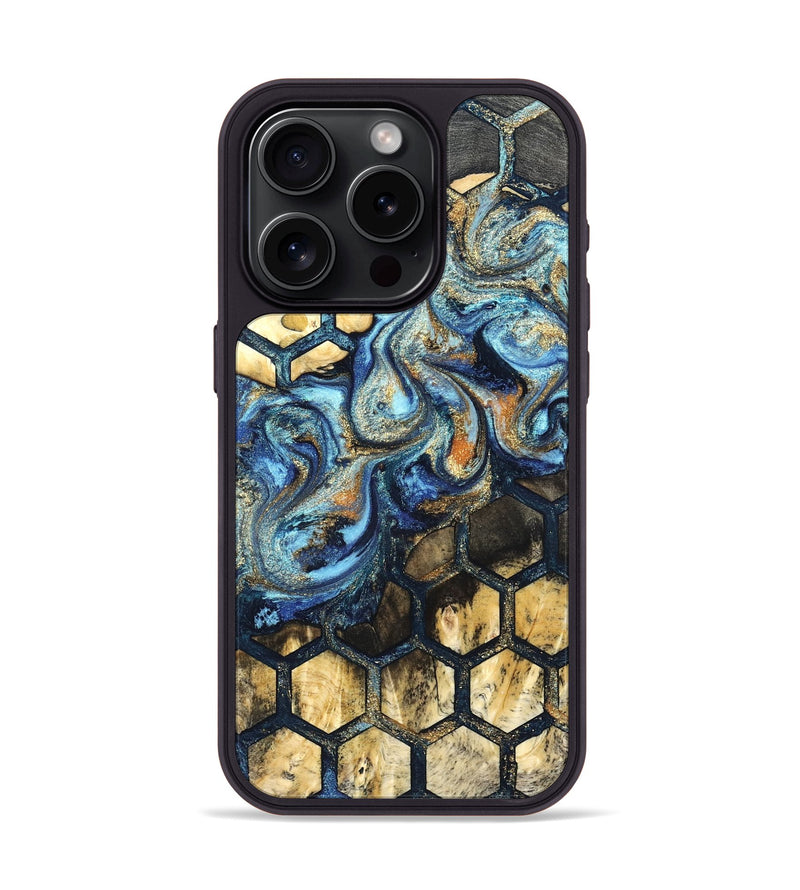 iPhone 15 Pro Wood Phone Case - Earlene (Pattern, 827543)