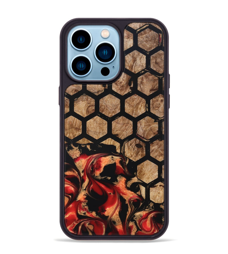 iPhone 14 Pro Max Wood Phone Case - Goldie (Pattern, 827544)