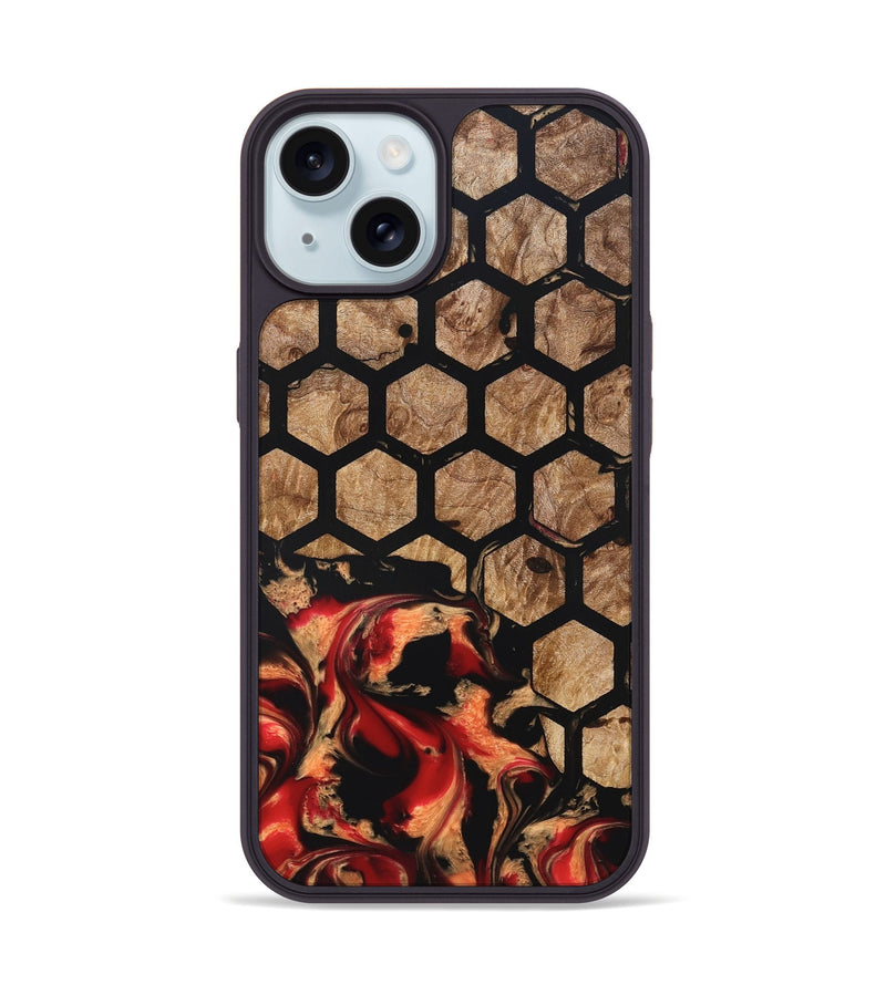 iPhone 15 Wood Phone Case - Goldie (Pattern, 827544)