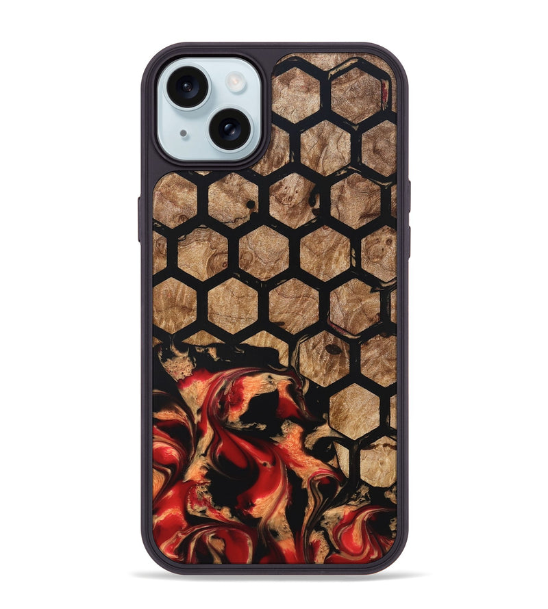 iPhone 15 Plus Wood Phone Case - Goldie (Pattern, 827544)