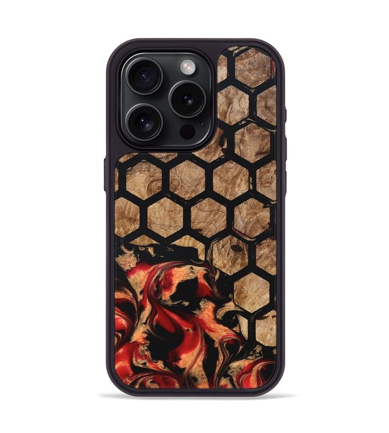 iPhone 15 Pro Wood Phone Case - Goldie (Pattern, 827544)