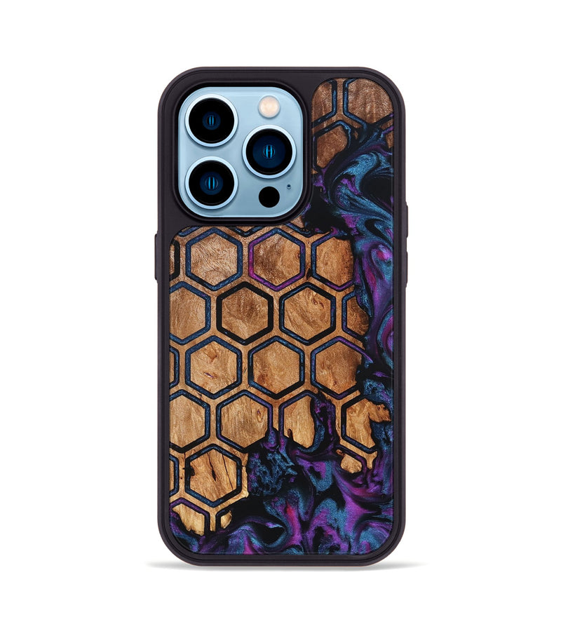 iPhone 14 Pro Wood Phone Case - Leone (Pattern, 827545)