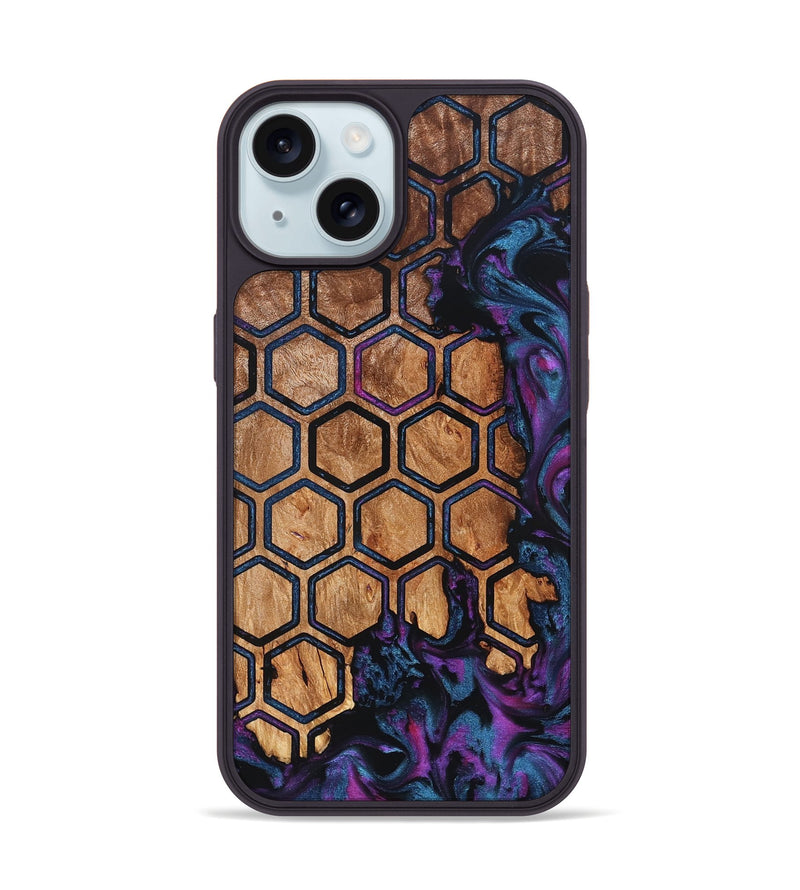 iPhone 15 Wood Phone Case - Leone (Pattern, 827545)