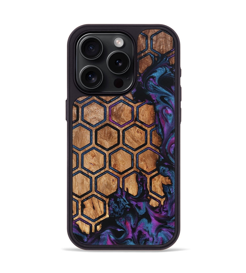 iPhone 15 Pro Wood Phone Case - Leone (Pattern, 827545)