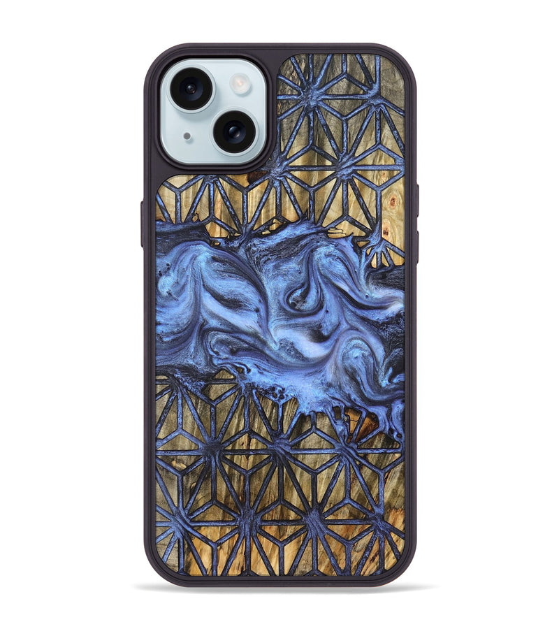 iPhone 15 Plus Wood Phone Case - Jovanni (Pattern, 827547)