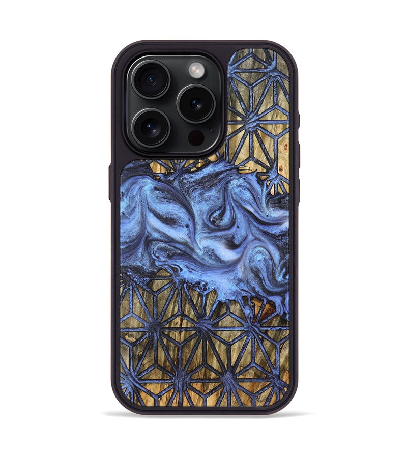 iPhone 15 Pro Wood Phone Case - Jovanni (Pattern, 827547)