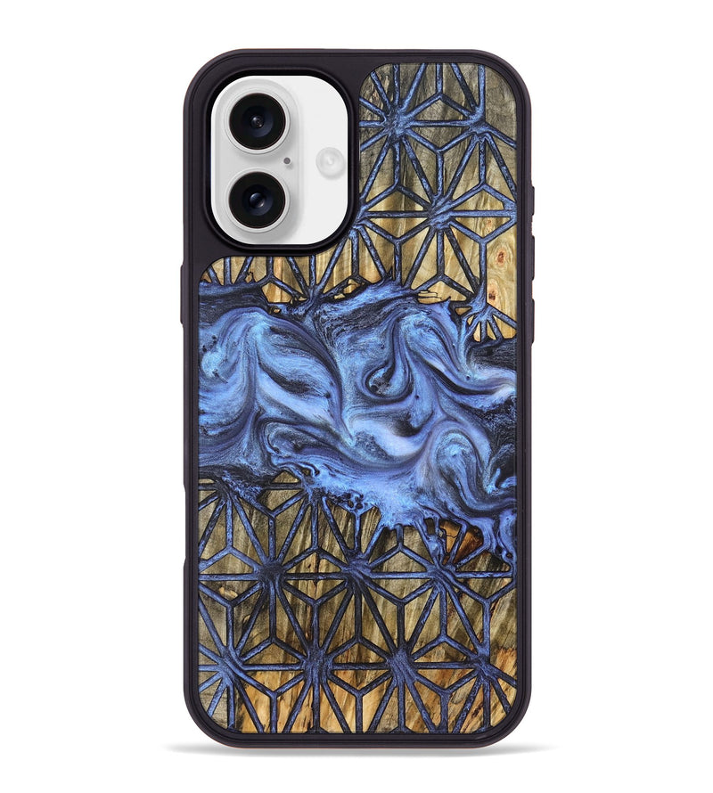 iPhone 16 Plus Wood Phone Case - Jovanni (Pattern, 827547)