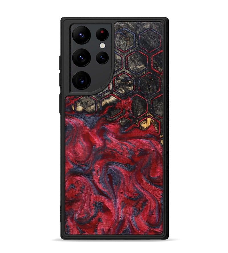 Galaxy S22 Ultra Wood Phone Case - Robbin (Pattern, 827548)