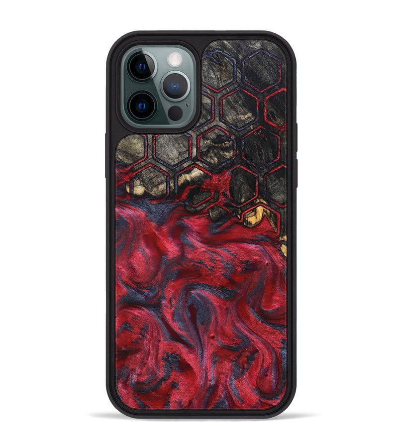 iPhone 12 Pro Max Wood Phone Case - Robbin (Pattern, 827548)