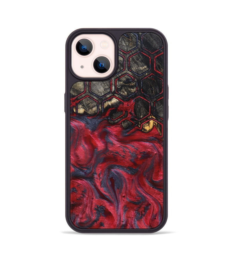 iPhone 14 Wood Phone Case - Robbin (Pattern, 827548)