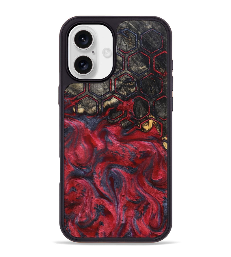 iPhone 16 Plus Wood Phone Case - Robbin (Pattern, 827548)