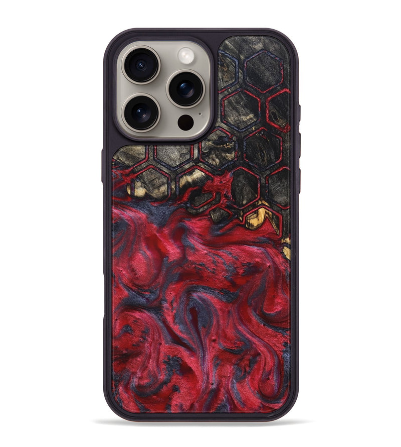 iPhone 16 Pro Max Wood Phone Case - Robbin (Pattern, 827548)