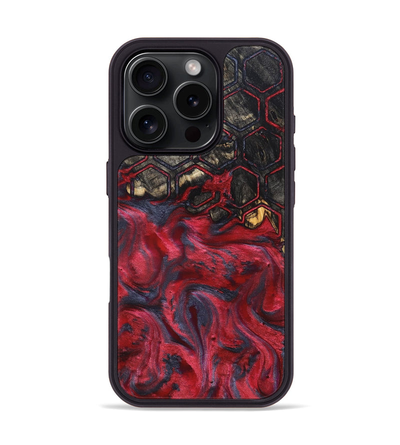 iPhone 16 Pro Wood Phone Case - Robbin (Pattern, 827548)
