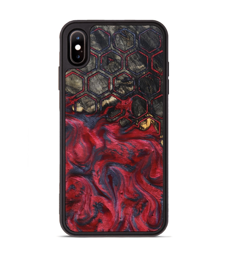 iPhone Xs Max Wood Phone Case - Robbin (Pattern, 827548)