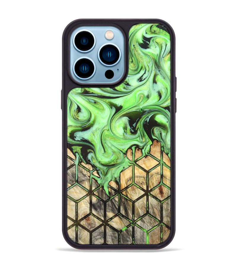 iPhone 14 Pro Max Wood Phone Case - Gideon (Pattern, 827549)