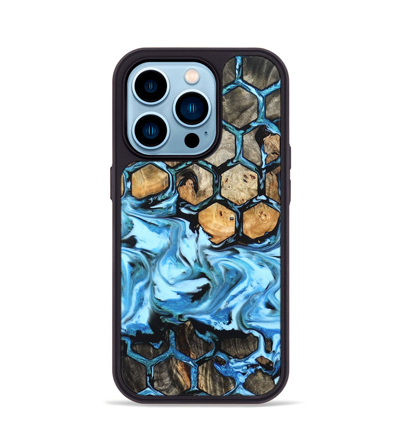 iPhone 14 Pro Wood Phone Case - Wesley (Pattern, 827550)