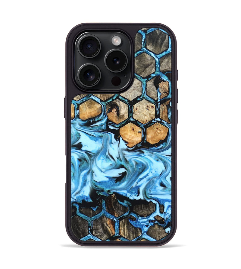 iPhone 16 Pro Wood Phone Case - Wesley (Pattern, 827550)