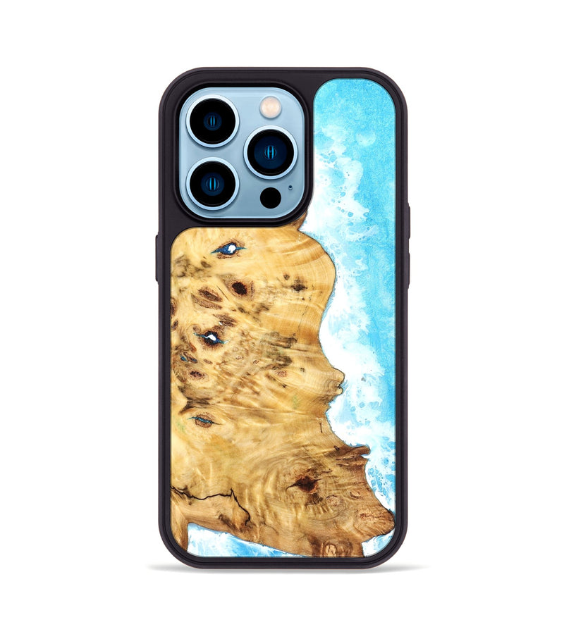 iPhone 14 Pro Wood Phone Case - Halle (Coastal, 827551)