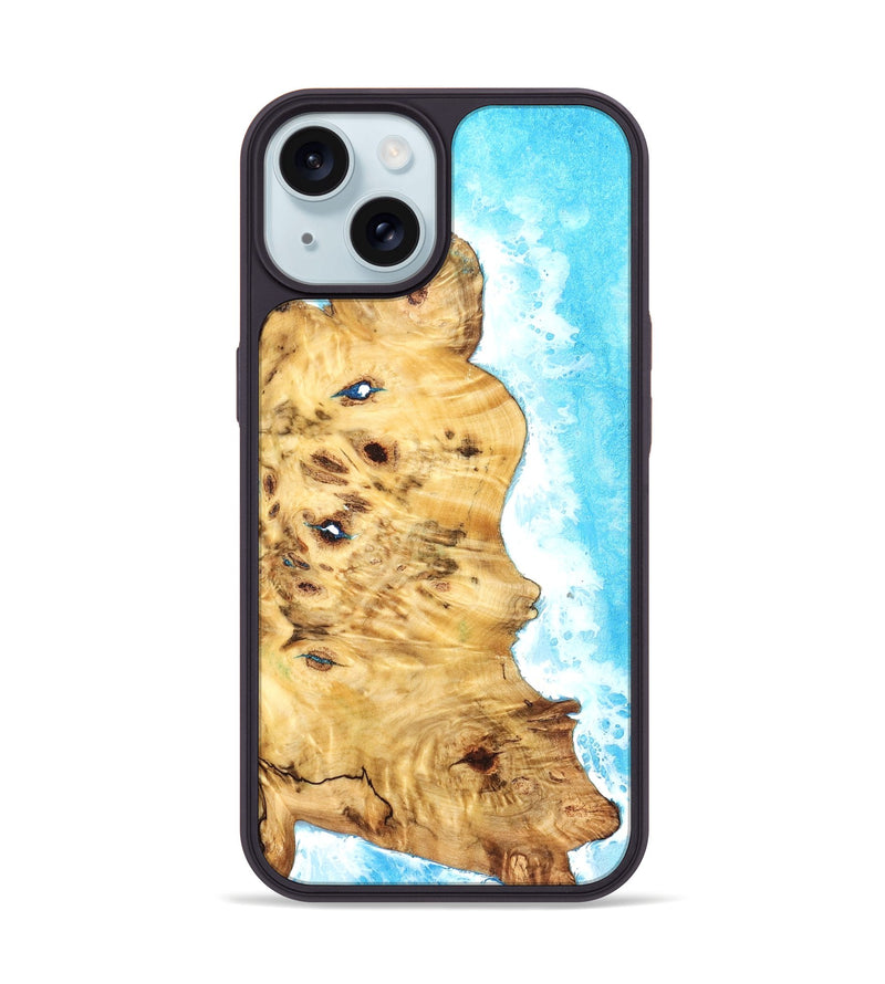 iPhone 15 Wood Phone Case - Halle (Coastal, 827551)