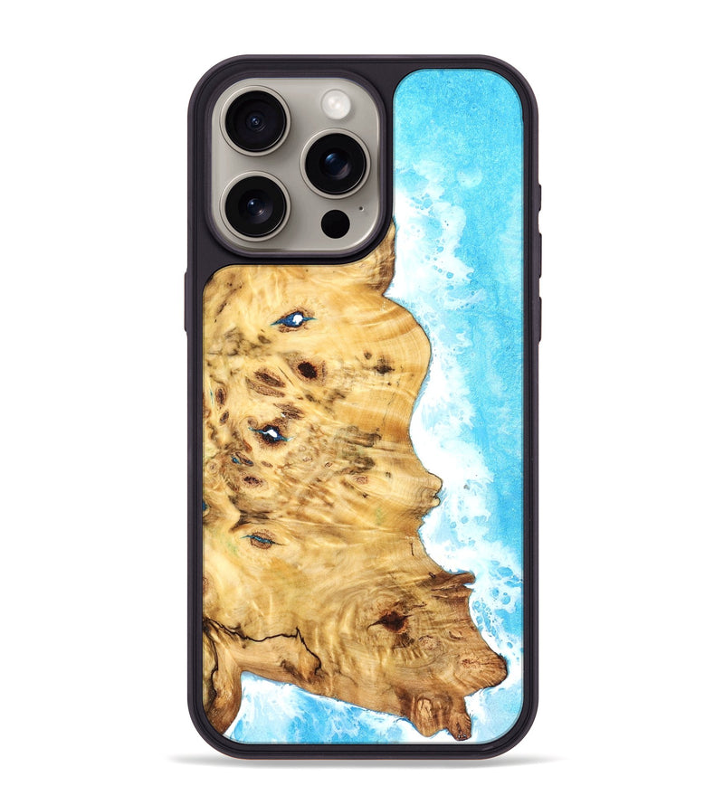 iPhone 15 Pro Max Wood Phone Case - Halle (Coastal, 827551)