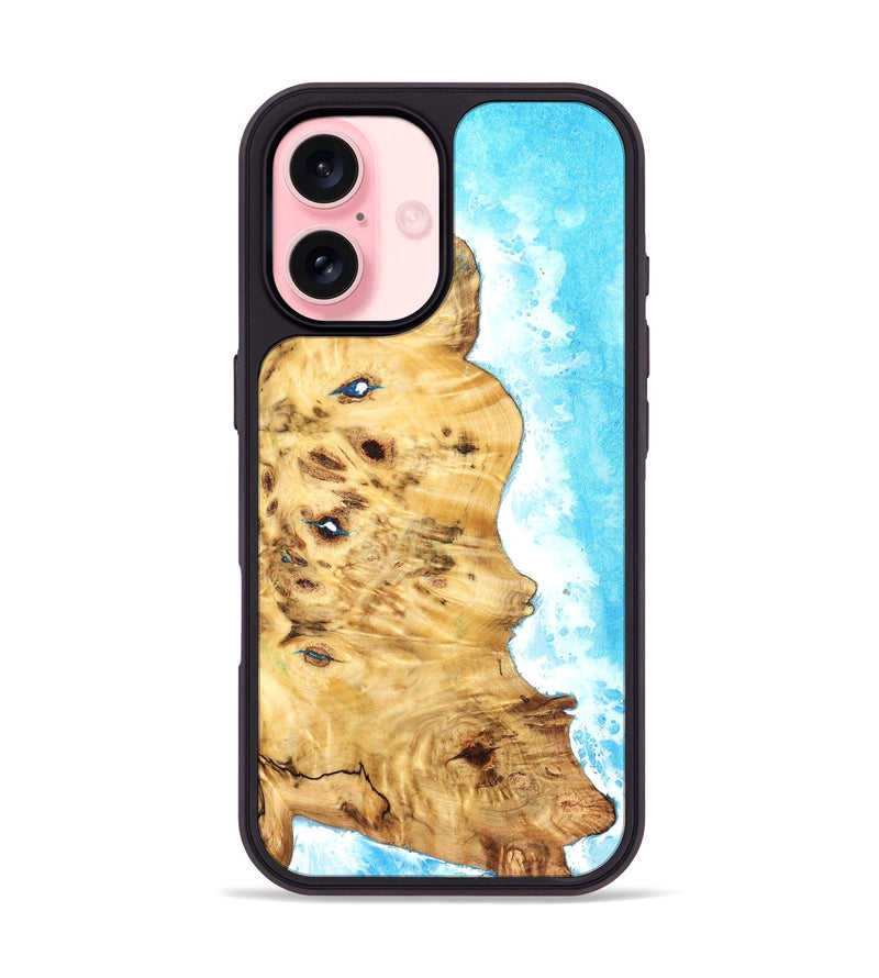 iPhone 16 Wood Phone Case - Halle (Coastal, 827551)