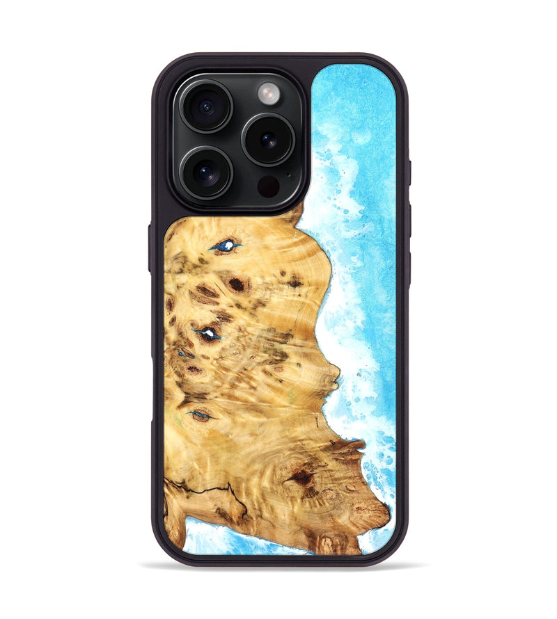 iPhone 16 Pro Wood Phone Case - Halle (Coastal, 827551)